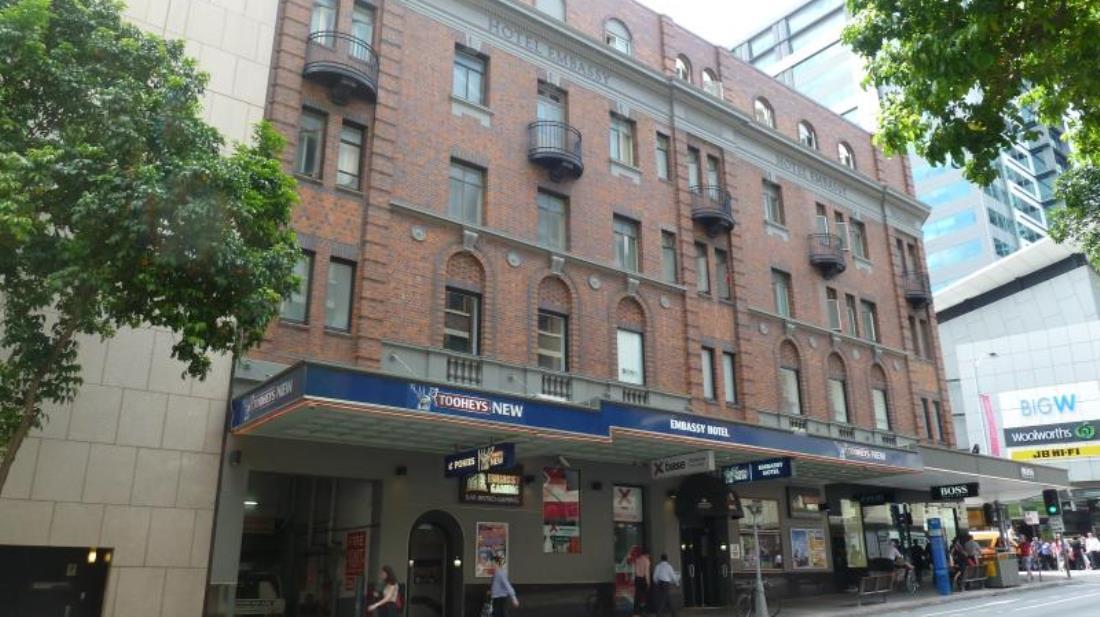 Base Brisbane Embassy Vandrehjem Eksteriør billede
